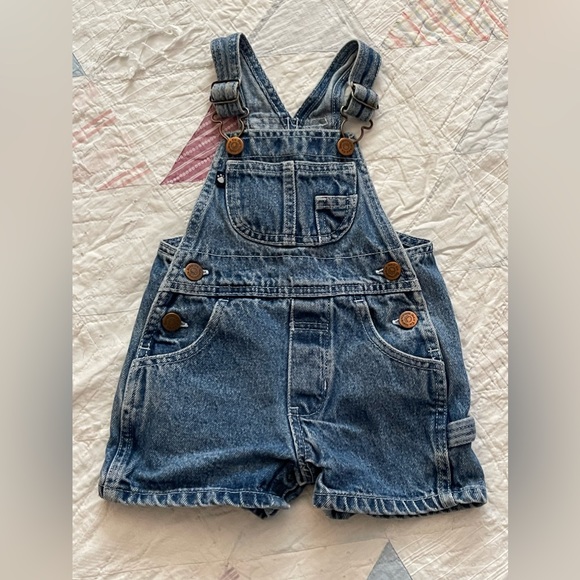 Vintage overalls and sweatshirt outfit baby toddler - Picture 4 of 4
